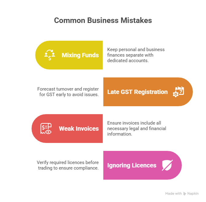 How do you Start a Business in Australia - common pitfalls