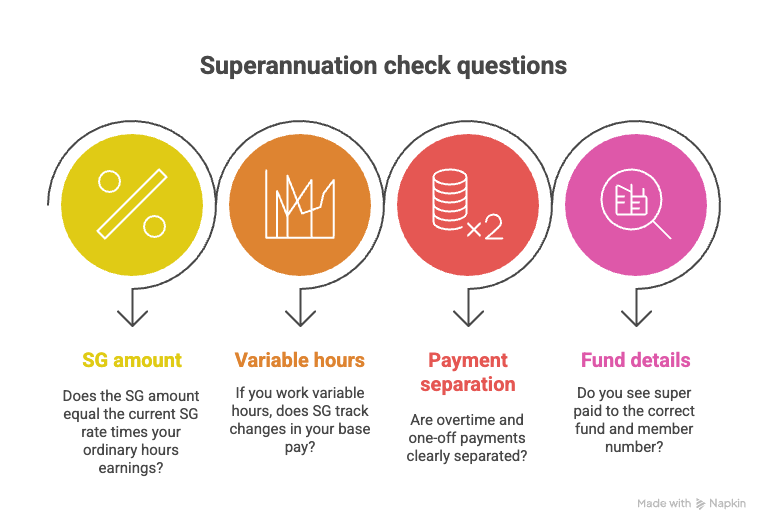 A quick payslip checklist you can run in five minutes - superannuation