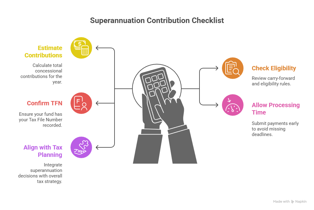 Practical planning a checklist before 30 June - Is Superannuation Taxed
